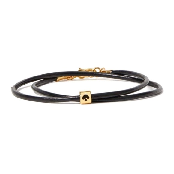 KATE SPADE • Wrapped Up Bracelet • Black - Picture 1 of 5